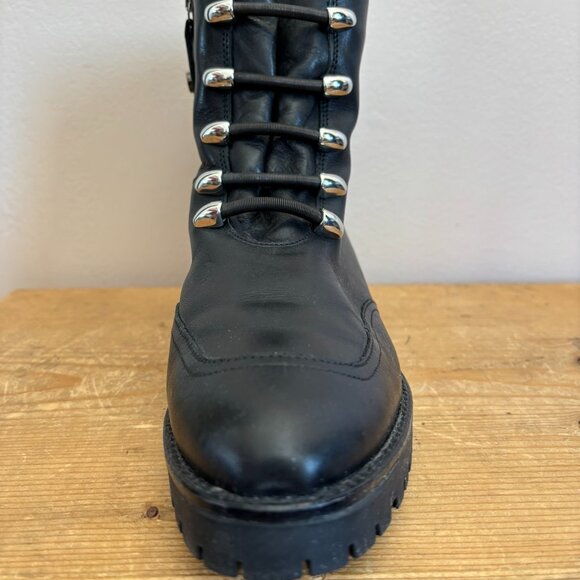 Fabianelli black leather ankle boots - Picture 9 of 9